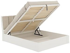 Pat MobiCasa Malmo (cu mecanism) 160x200 Alb / Neapoli 03 (Bej)