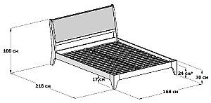 Pat MobiCasa Malmo 160x200 Alb /  Neapoli 03 (Bej)