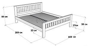 Pat MobiCasa Faro Low 160x200 Alb