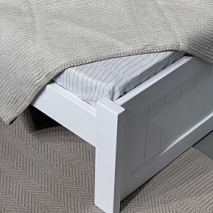 Pat copii MobiCasa Rapunzel 80x160 (stanga) Alb / Neapoli 01 (Bej)