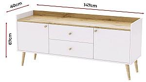 Comoda MobiCasa Bufet Asgard Tahoe/Alb