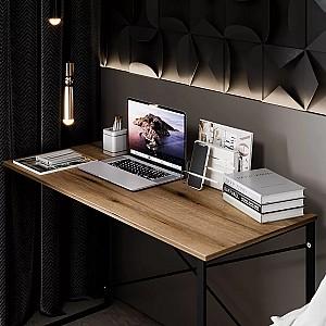 Masa de birou MobiCasa Ascet 120 Stejar Ewok / Negru