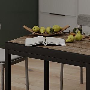 Masa MobiCasa Armstrong Vintage Oxide/Negru