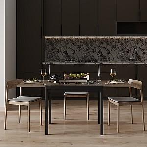 Masa MobiCasa Armstrong Vintage Oxide/Negru