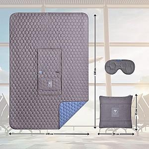 Pled MobiCasa Set Travel Grafit/Jeans