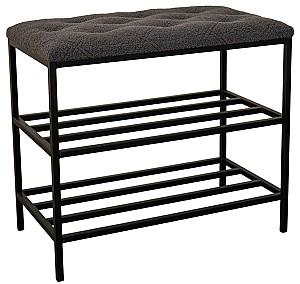 Raft pentru incaltaminte Nex Home Teddy Gri inchis