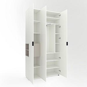 Dulap Nex Home A015L Alb/Cashmere (Bej)