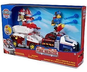 Set de jucarii Spin Master Echipă de Salvare de Pompieri – Chase și Marshal (6073471)