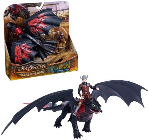 Figurina personaj Spin Master Dragonul Toothless și Hiccup (6075557)
