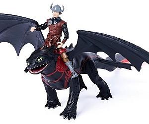 Figurina personaj Spin Master Dragonul Toothless și Hiccup (6075557)