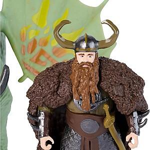 Figurina personaj Spin Master Stoick și dragonul Rumblehorn (6075559)