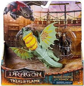 Figurina personaj Spin Master Stoick și dragonul Rumblehorn (6075559)