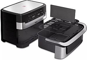 Friteuza cu aer cald TEFAL Dual Easy Fry EY922DE0