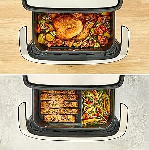 Friteuza cu aer cald TEFAL Dual Easy Fry EY922DE0