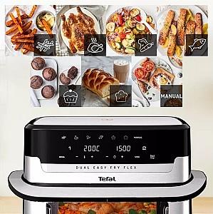 Friteuza cu aer cald TEFAL Dual Easy Fry EY922DE0