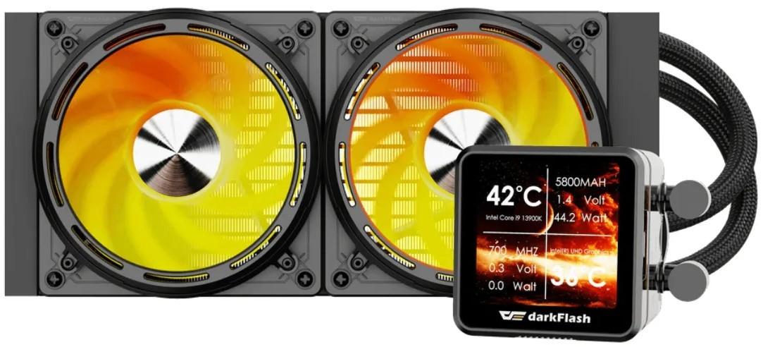 Cooler procesor darkFlash DE240 Black