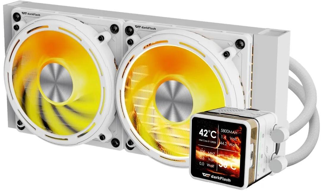 Cooler procesor darkFlash DE240 White