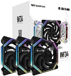 Cooler procesor darkFlash INF34 Black