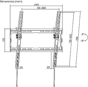 Suport pentru televizor PureMounts BT410