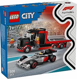 Constructor LEGO City: F1 Display Truck With Audi F1 Race Car (60493)