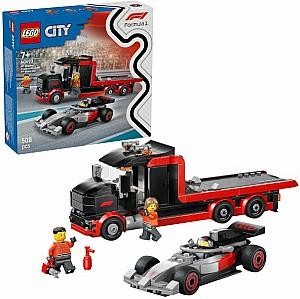 Constructor LEGO City: F1 Display Truck With Audi F1 Race Car (60493)