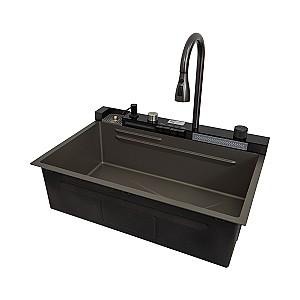 Chiuveta de bucatarie SanDonna HD7550 Negru (VOR82368)