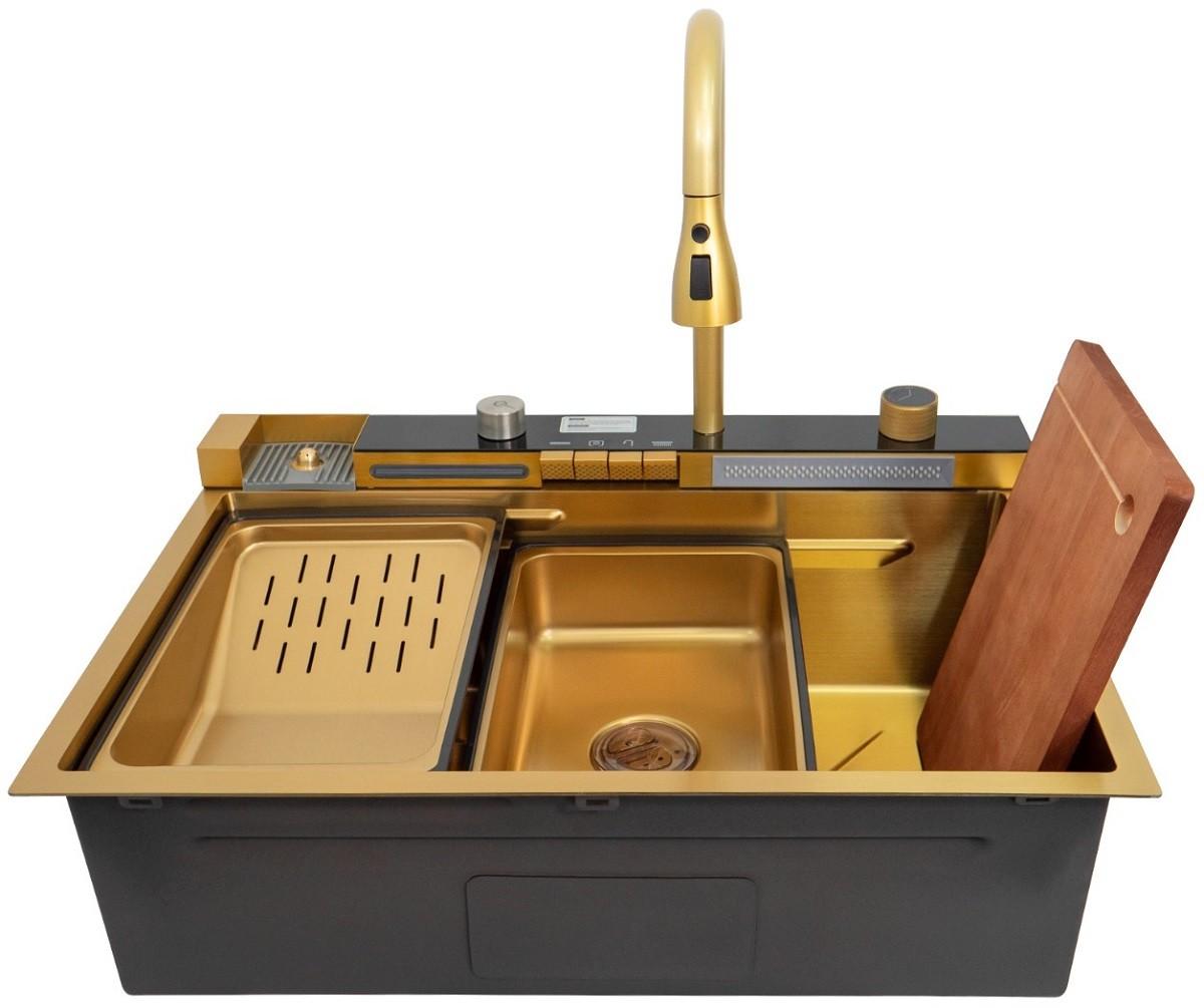 Chiuveta de bucatarie SanDonna HD7550 Auriu (VOR83269)