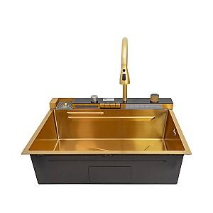 Chiuveta de bucatarie SanDonna HD7550 Auriu (VOR83269)