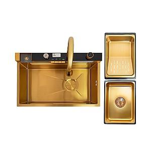 Chiuveta de bucatarie SanDonna HD7550 Auriu (VOR83269)