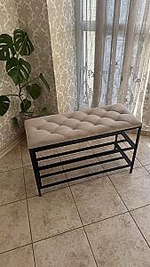 Raft pentru incaltaminte Nex Home NX-P24 Bej inchis