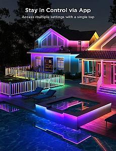 Iluminare inteligenta GOVEE RGBICWW Outdoor Strip Light Pro