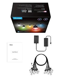 Iluminare inteligenta GOVEE RGBIC Smart Outdoor String Lights