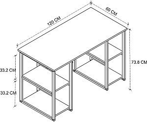 Masa de birou Bofigo 20-04-02 Pine