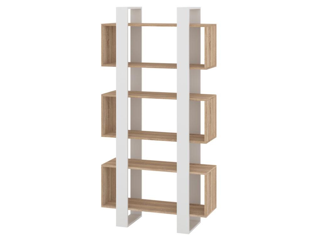 Etajera Pehotin P-18 Stejar Sonoma/Alb