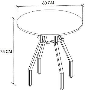 Masa Bofigo 34-13-08 Anthracite