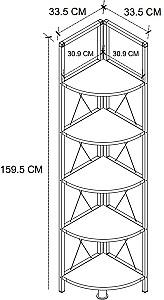 Etajera Bofigo 15-15-08 Anthracite