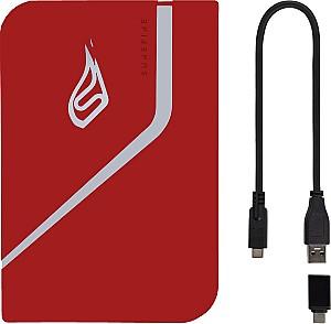 SSD extern Verbatim Surefire PyroDrive 2TB Red