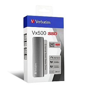 SSD extern Verbatim Vx500 M.2 External 240GB Silver