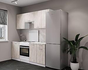 Set mobila bucatarie ML Mobila Omega-3 2/1.4 m Artwood Alb