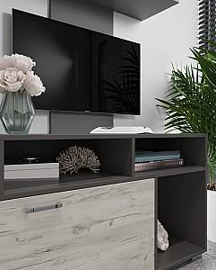 Living ML Mobila ML-4 Antracit/Stejar Kraft Alb