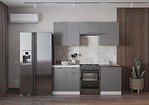 Set mobila bucatarie ML Mobila Omega-3 2/1.4 m Antracit