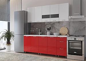 Set mobila bucatarie ML Mobila AGT 2 m White/Red