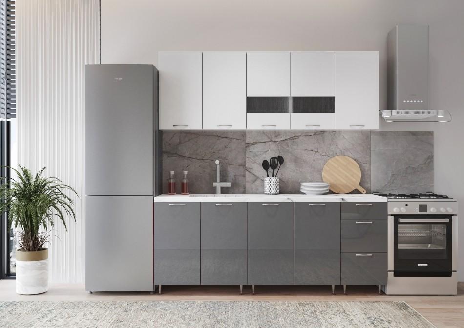 Set mobila bucatarie ML Mobila AGT 2 m White/Antracit