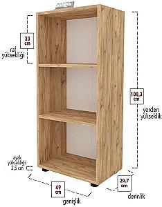 Etajera Bofigo 13-23-02 Pine