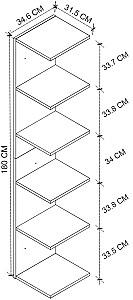 Etajera Bofigo 15-07-02 Pine