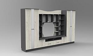 Living ML Mobila ML-8 Antracit/Stejar Craft Alb