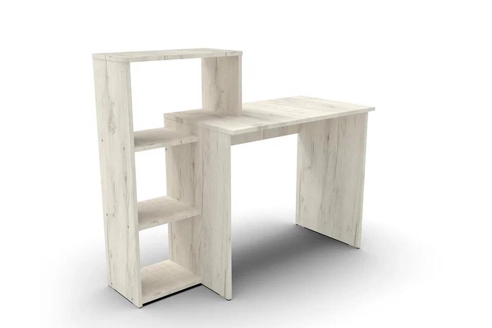 Masa de birou ML Mobila ML-4 stejar craft alb