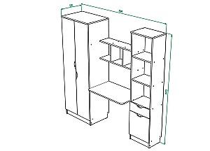 Masa pentru calculator ML Mobila Junior 3 Atlie Deschis/Alb