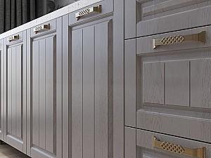 Set mobila bucatarie ML Mobila Provans 2 m Grafit/Alb