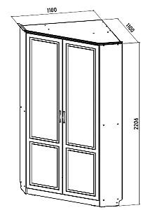 Dulap colt ML Mobila Liverpool Nr.18 Fildesh
